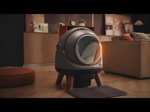 Смарт туалет для котів ELS PET Q1 Smart Cat Litter Box, самоочисний туалет з керуванням через додаток, видео 1