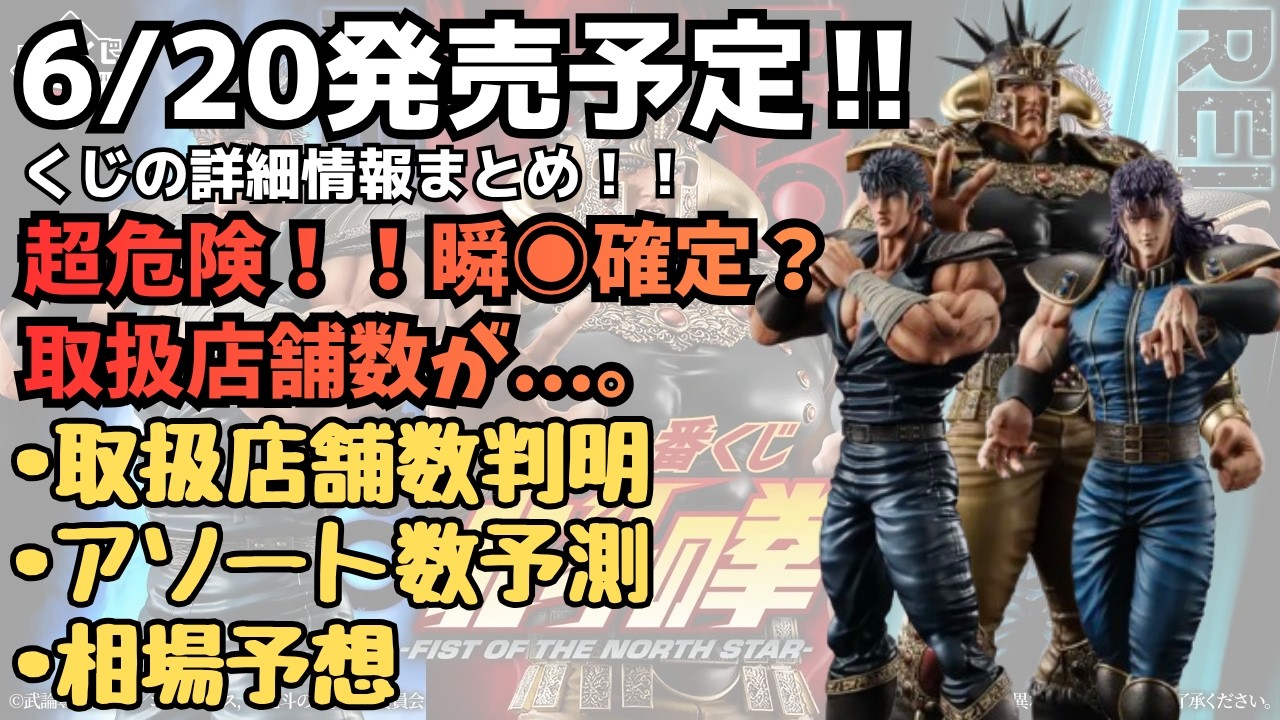 HK Ichiban Kuji Information] Ichiban Kuji Fist of the North Star