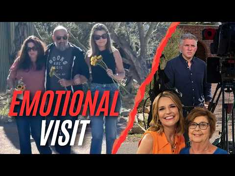 Savannah, Annie, and Tommaso visit Nancy Guthrie memorial — detained man speaks out, describes raid