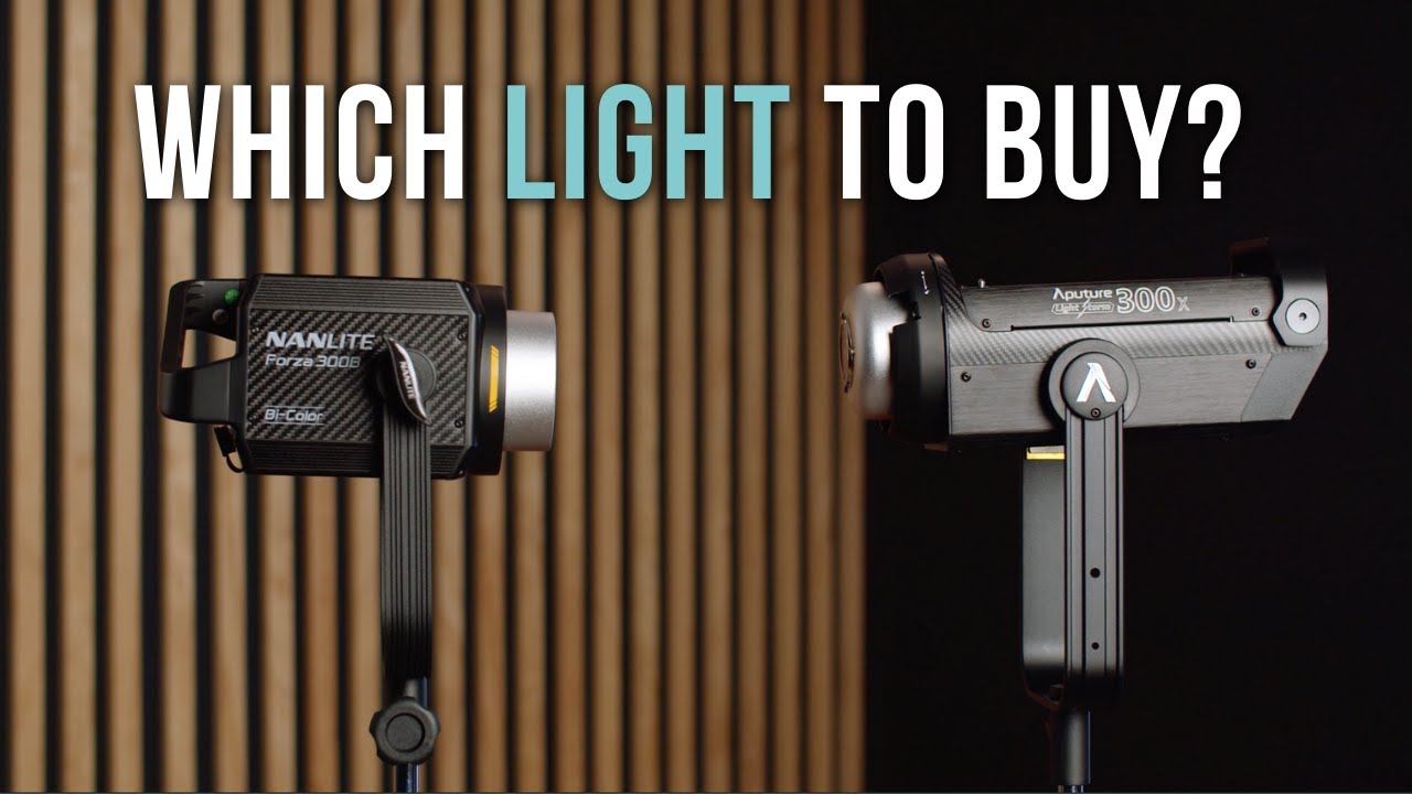 BEST COB Light to Buy? (Nanlite Forza 300b vs Aputure 300x) - YouTube