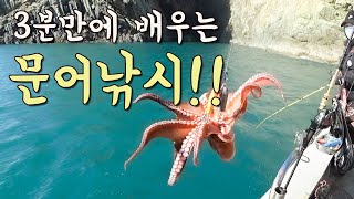 [다리tv]  문어낚시 꿀팁!!! 왕초보도 3분이면 문어 고수가 될 수 있습니다!!!