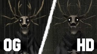 Spooky's Jump Scare Mansion - All Death Screens - OG vs HD comparison