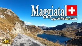 Maggiatal, Switzerland 🇨🇭 White-knuckle drive on a High Alpine Windy Narrow Road in the Swiss Alps