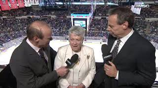 Claire Arbour Interview - New York Islanders - April 11 2015