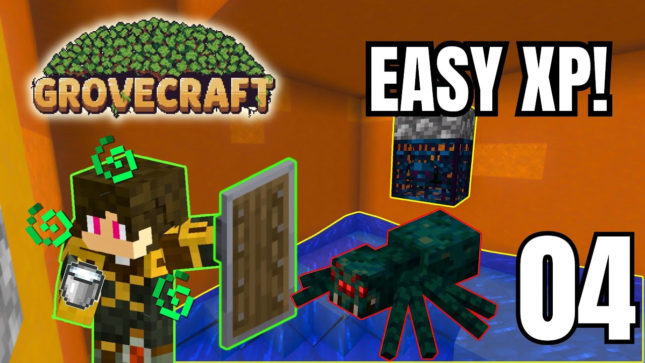 Dying To Make A Cave Spider Spawner! - GroveCraft SMP: 04