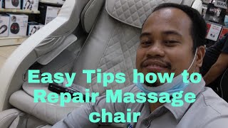 #Chairmassage How to Repair chair Massage not working Easy Tips.
