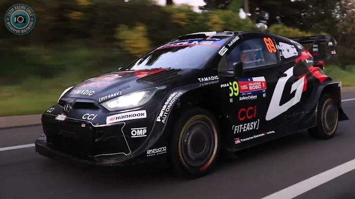 #69 KALLE ROVANPERA TOYOTA GR YARIS RALLY1 ON ROUTE TO PULPERIA FIRST STAGE | WRC RALLY CHILE 2025