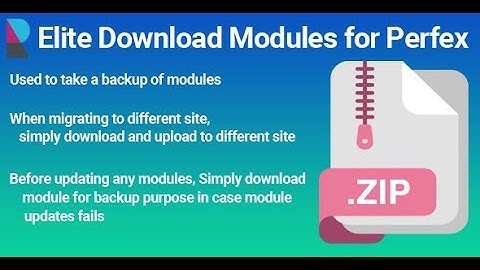 Elite Download Modules for Perfex CRM