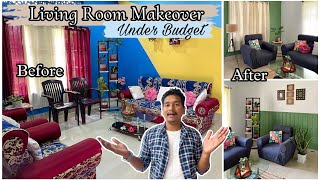 Living Room Makeover under budget✨| living room decorating ideas #diy #homedecor #roommakeover