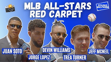 MLB All-Stars Juan Soto, Trea Turner, Tony Gonsolin, & More Hit The Red Carpet!