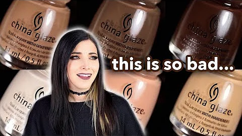 China Glaze I Don't Give A Sip Nail Polish Collection Fall 2022 Swatches || KELLI MARISSA