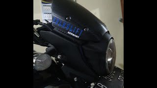pasang HID motor 150000 di vixion old (belum projie) review