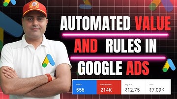 Automated Rules Google Ads | How to Create Automated Rules & Values | Google Ads Course For Values