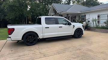 2025 Ford F150 STX 5.0, IHC 3/5 Lowering Kit w/helper bags, 22” rims, 305/45 tires