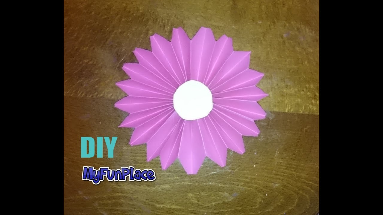 How To Make A Paper Rosette Flower