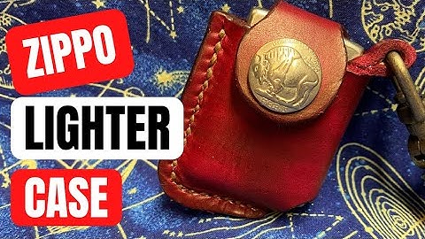How to Make a Leather Zippo Lighter Case