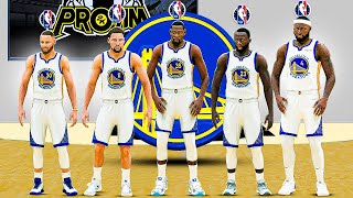 The 2019 Warriors "SUPER TEAM" in COMP PRO AM NBA2K22(UNDEFEATED)