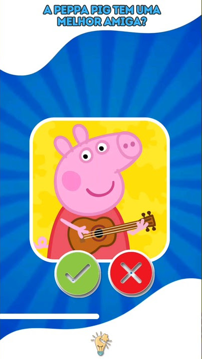 ✓❌ SIM OU NÃO?, PEPPA PIG 🐽❤️, DESAFIO DE PERGUNTAS QUIZ #quiz #sho