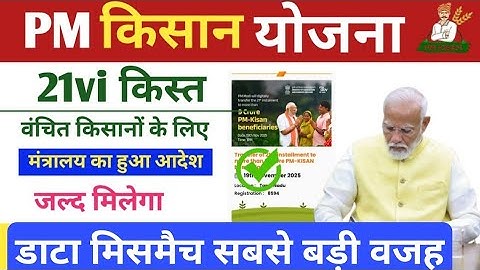 Pm Kisan 21th Installment Date 2025 Amount ✓ Pm Kisan 21vi Kist Not Received | तुरन्त आयेगा ₹2000 