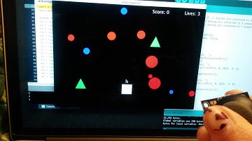 Joystick gaming arduino and processing