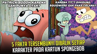 5 Fakta tersembunyi dibalik setiap Karakter pada Kartun SpongeBob