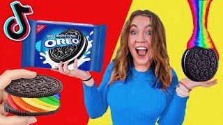 ПРОВЕРЯЮ ВИРУСНЫЕ TikTok ЛАЙФХАКИ с OREO! Что если питаться 24 часа ПЕЧЕНЬЕМ ?