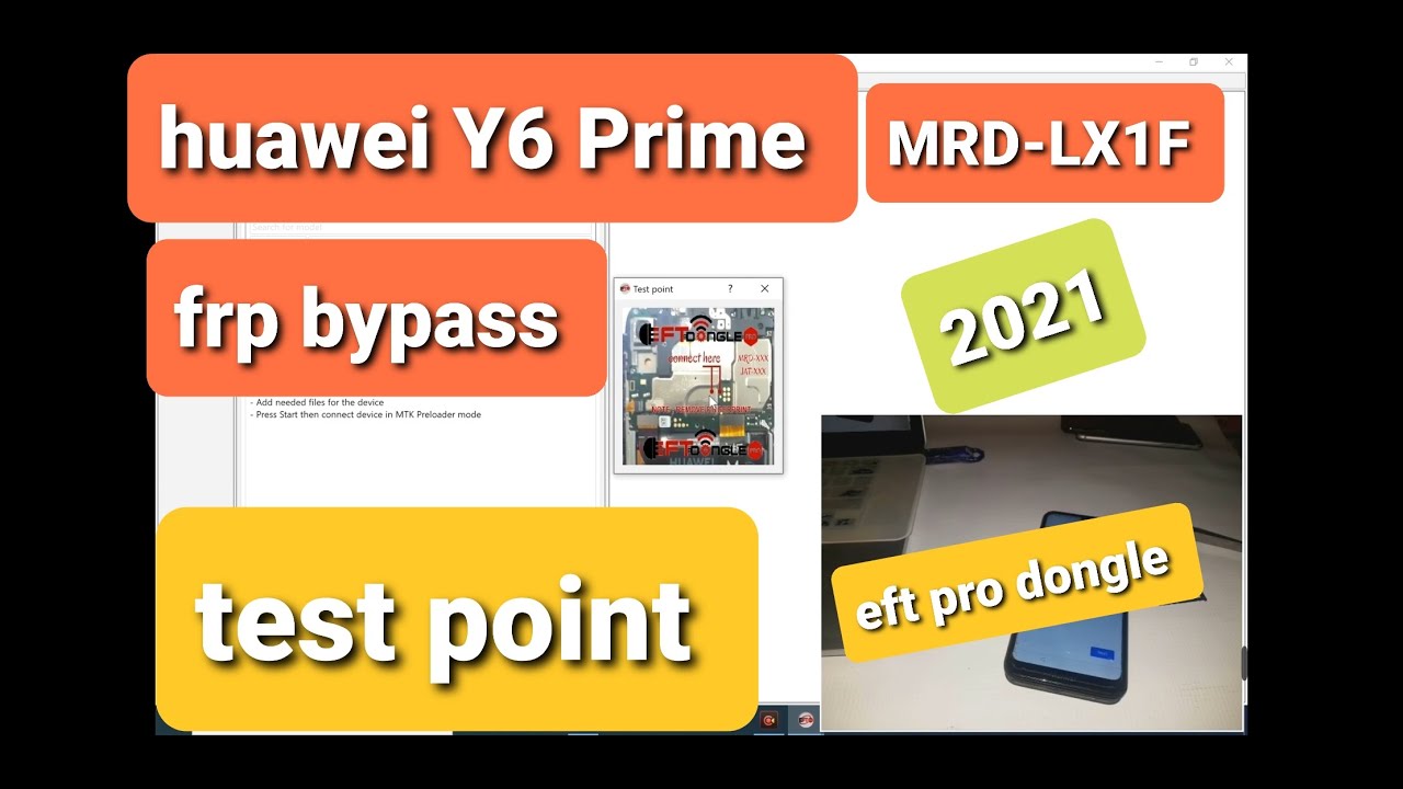 huawei y6 prime frp bypass test point 2021 YouTube
