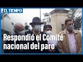 Respondió el comité nacional del paro