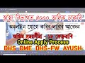 Apply for the post of DHS, DME, DHSFW, Ayush of Health department Assam 2022. Health Department Job.