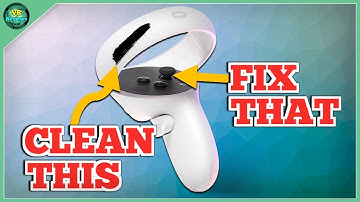 How to Fix Oculus Quest 2 Controller Thumbstick Drift AND Clean Black Scuff Marks on Quest 2