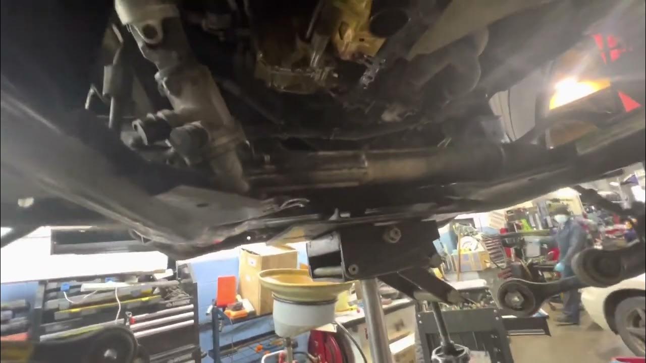 BMW X3 oil pan removal 11hrs job make it easy YouTube