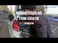 Organized a car with humanitarian aid - food from Krakow.