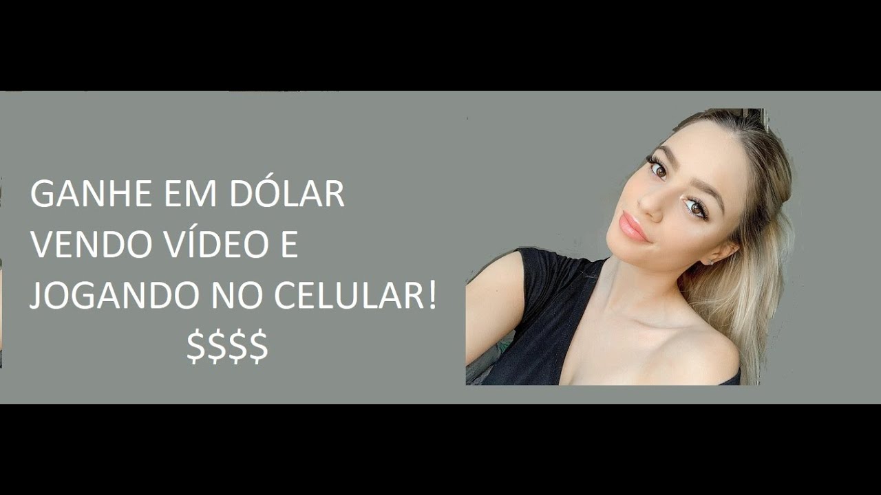 Site paga em DÓLAR para você assistir vídeos e jogar no celular!(Ganhe dinheiro em casa)