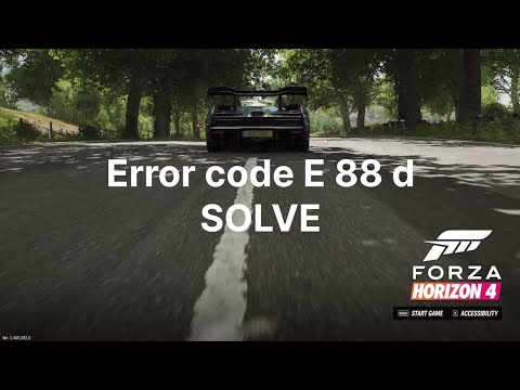 Error code E88d solve Froza Horizon 4 #solve #horizon4