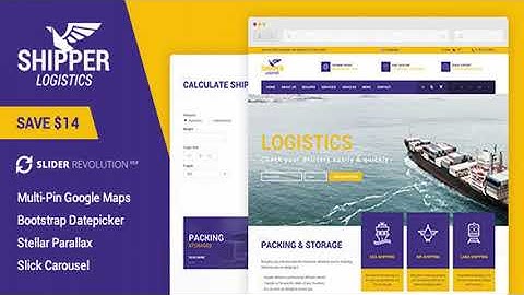 Shipper Logistic - Transportation HTML Template | Themeforest Website Templates and Themes