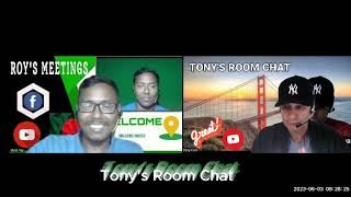 TONY'S ROOM CHAT. WELCOME!!