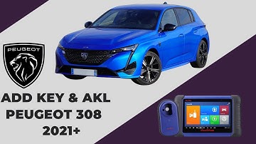 Add Key & All Keys Lost - Peugeot 308,208,508,3008 ... 2022+ Autel IM508 & IM608