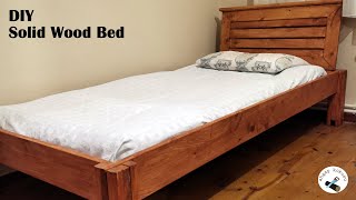 DIY Solid Wood Bed Making /Building a Bed by Ahşap Kokusu 25,163 views 3 years ago 8 minutes, 23 seconds