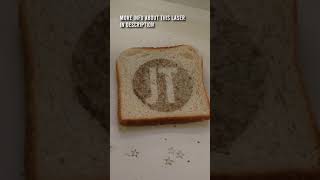 How To Make Delicious Toast with LASER Engraver #shorts