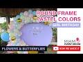 Pastel colors garland | Birthday Decor| One day of work with kids