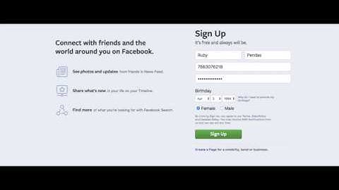 How to Log in/Register into Facebook ! Part 1 of 4