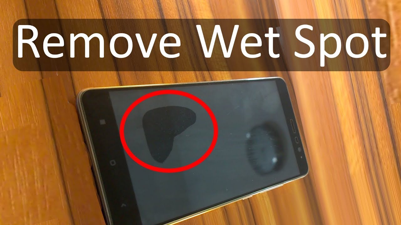 How to Remove Wet Spot in Tempered Glass