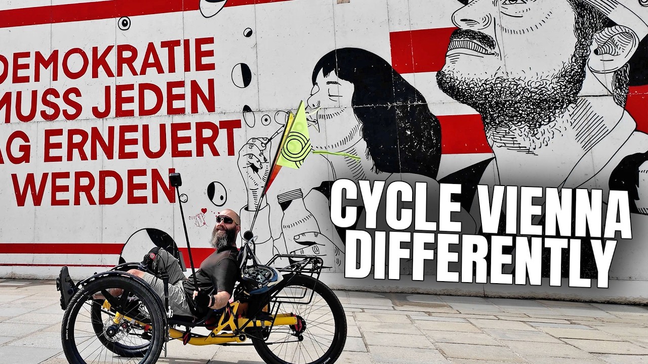 Поездка по Вене на лежачем трехколесном велосипеде | 25-летие AZUB – День 1