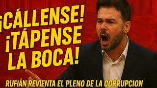 💣 💥 “¡CÁLLENSE! ¡TÁPENSE LA BOCA!” – Rufián EXPLOTA contra la DERECHA 💥