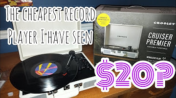 The 20 Dollar Record Player - Crosley Cruiser First Impressions