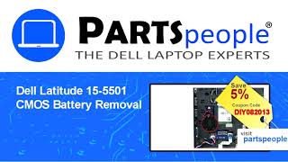 Dell Latitude 15-5501 P80F003 Cmos Battery How-To Video Tutorial