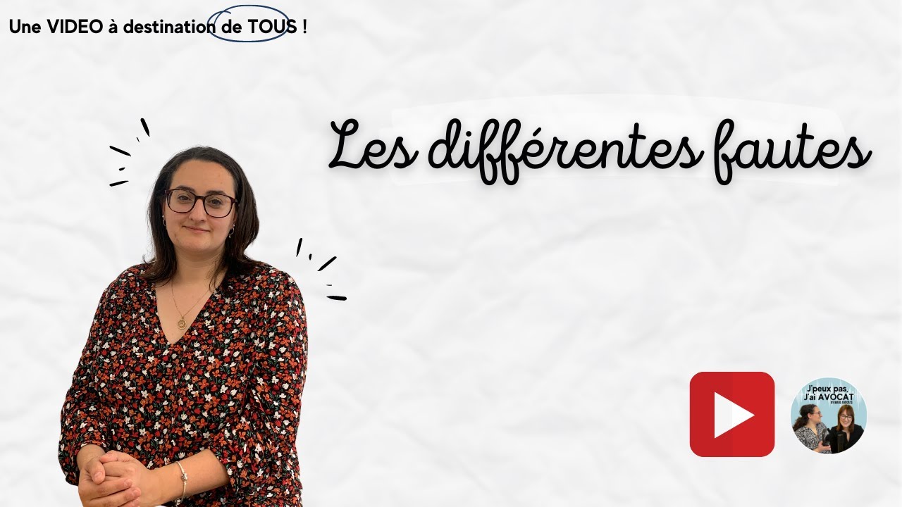 Les différentes fautes en droit du travail : faute lourde, faute grave ...