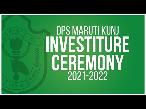 Investiture Ceremony 2021 | DPS Maruti Kunj