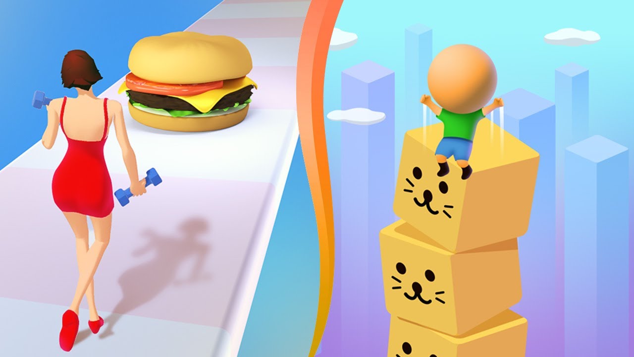 Body Race Vs Cube Surfer Max Level Game Mobile Update Alltrailers Gaming Walkthrough iOS YHI8V