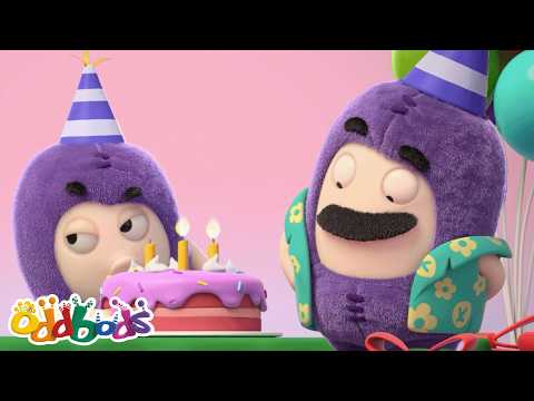 Blowing out the 🎂💨 birthday candles! | Oddbods
